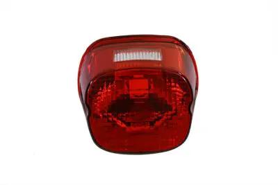Wyatt Gatling 12-0411C Red Laydown Style Tail Lamp Lens for Harley Davidson FLT by Wyatt Gatling