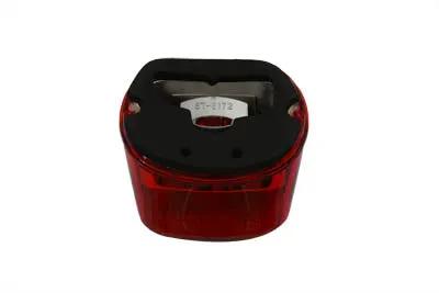 Wyatt Gatling 12-0411C Red Laydown Style Tail Lamp Lens for Harley Davidson FLT by Wyatt Gatling