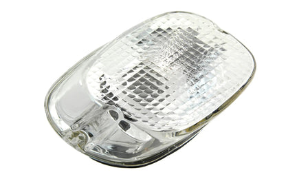 Wyatt Gatling 12-0411CC Tail Lamp Lens Laydown Style Clear for Harley Davidson FLT by Wyatt Gatling