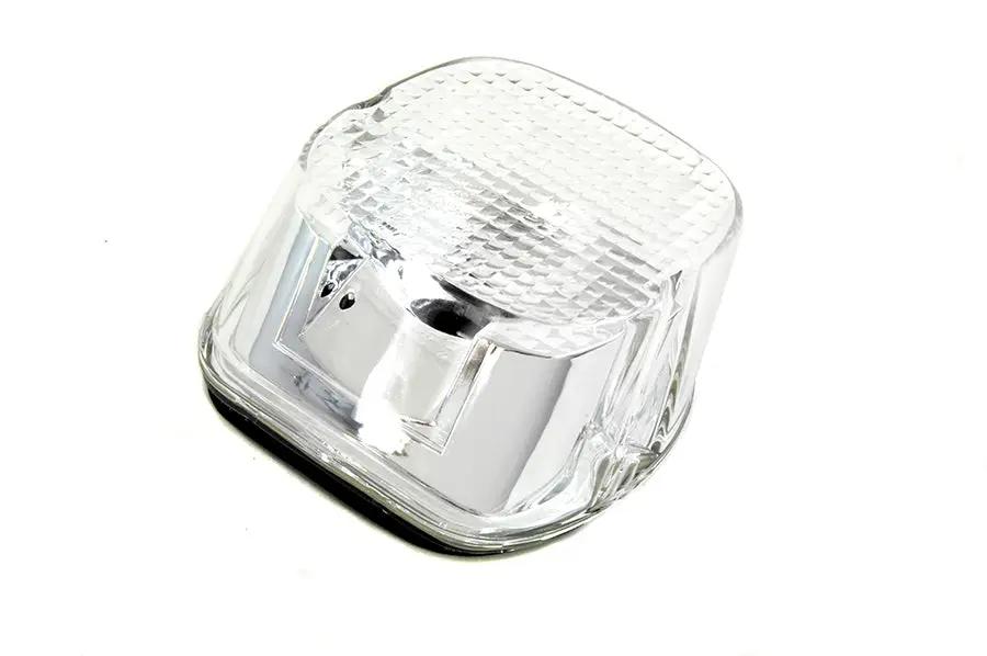 Wyatt Gatling 12-0411DC Clear Laydown Style Tail Lamp Lens for Harley Davidson FLT by Wyatt Gatling