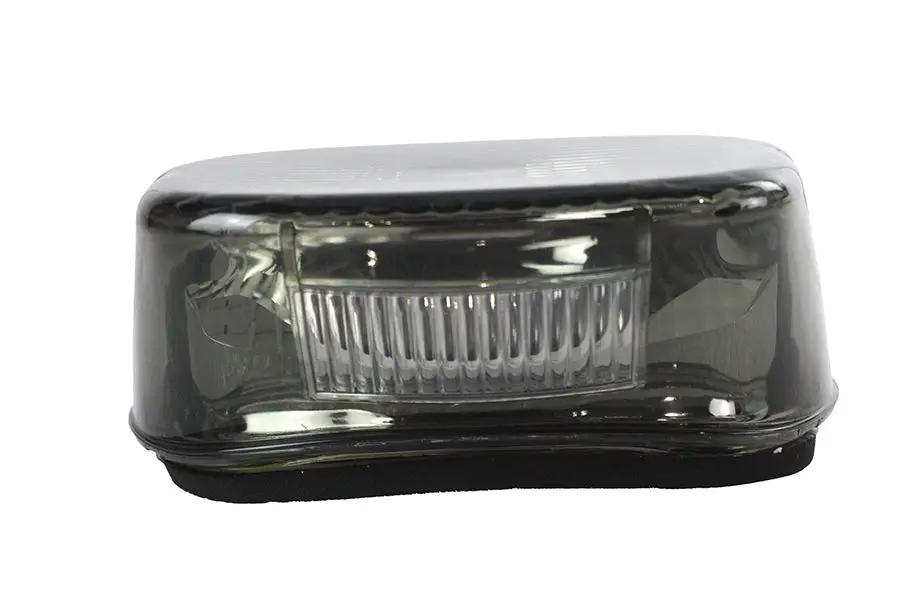 Wyatt Gatling 12-0411MD Smoked Laydown Style Tail Lamp Lens for Harley Davidson FLT by Wyatt Gatling