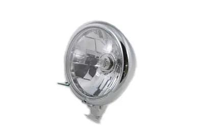 Wyatt Gatling Chrome 5-3/4 inch Round Faceted Headlamp Assembly - Part No. 20-6035 by Wyatt Gatling