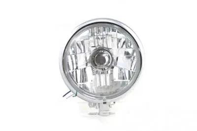 Wyatt Gatling Chrome 5-3/4 inch Round Faceted Headlamp Assembly - Part No. 20-6035 by Wyatt Gatling