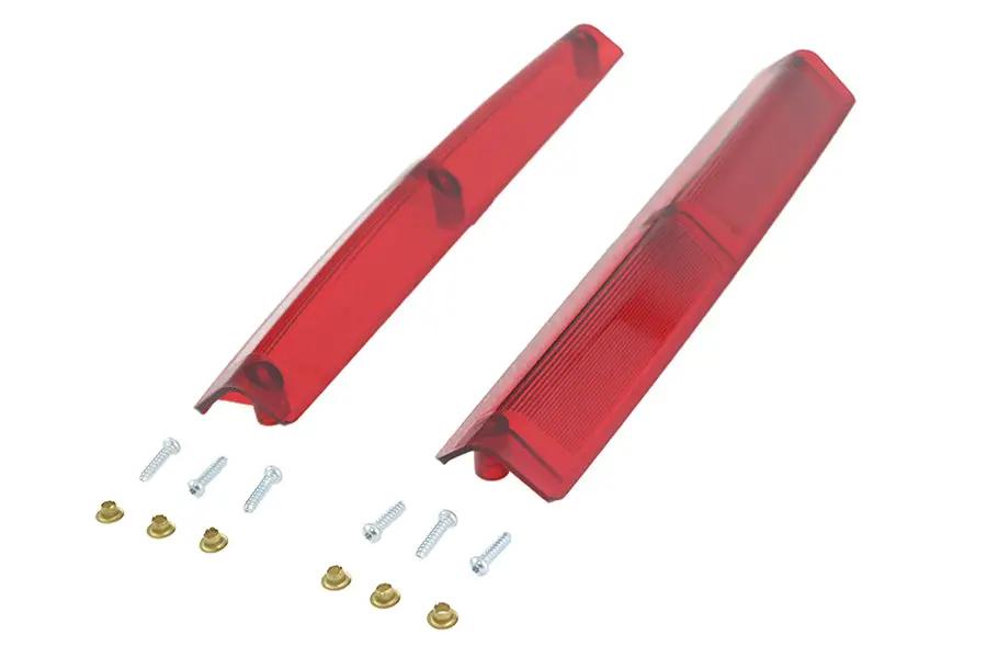 Wyatt Gatling Tour Pak Red Side Marker Lamp Lens Set for Harley Davidson FLHTC by Wyatt Gatling