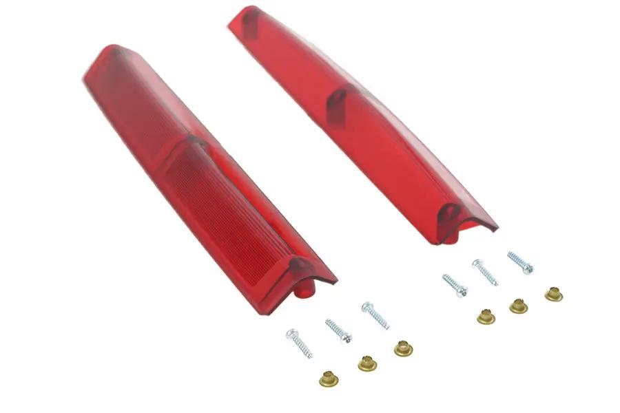 Wyatt Gatling Tour Pak Red Side Marker Lamp Lens Set for Harley Davidson FLHTC by Wyatt Gatling