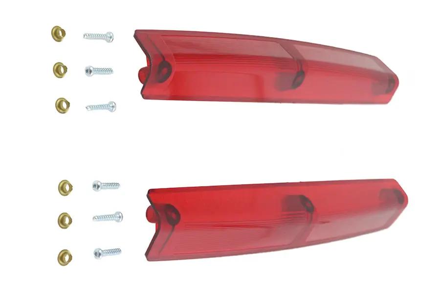 Wyatt Gatling Tour Pak Red Side Marker Lamp Lens Set for Harley Davidson FLHTC by Wyatt Gatling
