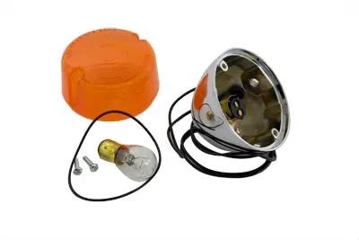 Chris Products Chrome Dual Filament Signal Assembly for Harley Davidson FXDWG (Part #0004A) by Chris Products