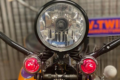 Wyatt Gatling Replica Marker Lamp Lens Glass Bullet Style Red – 2.135-Inch Base Diameter by Wyatt Gatling