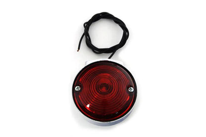 Wyatt Gatling 12-6029DRA Chrome Turn Signal for Harley Davidson FL - Front and Rear with Red Lens by Wyatt Gatling
