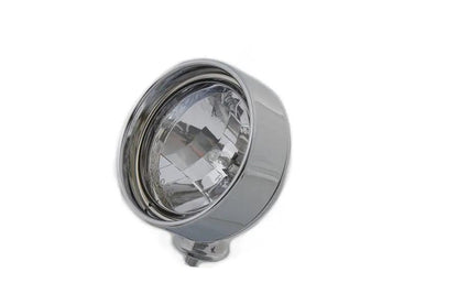 Wyatt Gatling Chrome 4 Inch Spotlamp with H-3 Bulb Inset Type – DOT and ECE Approved by Wyatt Gatling