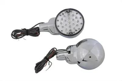 Wyatt Gatling LED Turn Signal Set Rear Clear Lens for Harley Davidson FLT (1986-1995) by Wyatt Gatling