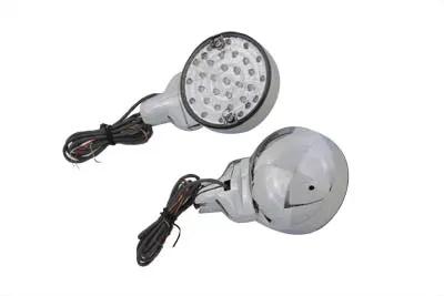 Wyatt Gatling LED Turn Signal Set Rear Clear Lens for Harley Davidson FLT (1986-1995) by Wyatt Gatling