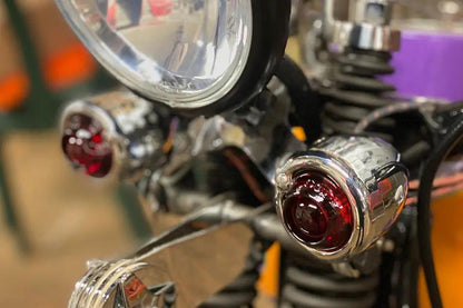 Wyatt Gatling Replica Guide Bullet Marker Lamp Set for Harley Davidson FL Models by Wyatt Gatling