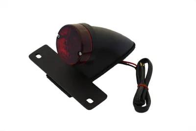 Wyatt Gatling 20-6595B Black Sparto Sport Tail Lamp with Red Lens - Show or Decorative Use Only by Wyatt Gatling