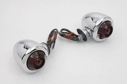Wyatt Gatling Replica Guide DH-49 Bullet Marker Lamp Set for Harley Davidson FL (1941-1950) by Wyatt Gatling