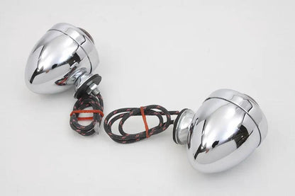 Wyatt Gatling Replica Guide DH-49 Bullet Marker Lamp Set for Harley Davidson FL (1941-1950) by Wyatt Gatling