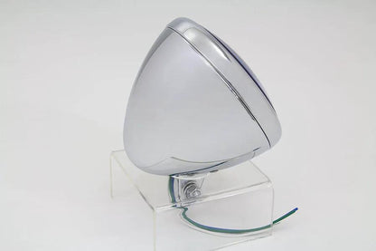 Wyatt Gatling Diamond Cut H-3 Spotlamp with Clear Lens for Harley Davidson FL 1964-1973 by Wyatt Gatling