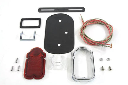 V-Twin Tombstone Tail Lamp Parts Kit for Harley Davidson FL 1947-1949 by V-Twin