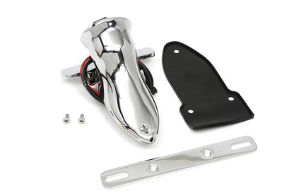 V-Twin Bates Bobber Tail Lamp Assembly Chrome with Mount Gasket and Accessories by V-Twin