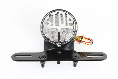 Wyatt Gatling 20-5511LEDEKA Round InchStop Inch LED Tail Lamp Kit with Clear Lens and Red LED Bulb by Wyatt Gatling