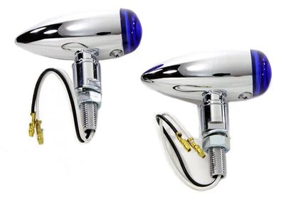 Wyatt Gatling Mini LED Bullet Blue Lens Marker Lamp Set (Part #L22-6689SLLED) by Wyatt Gatling