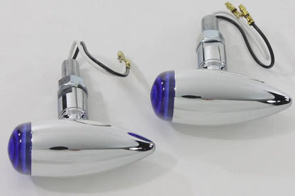 Wyatt Gatling Mini LED Bullet Blue Lens Marker Lamp Set (Part #L22-6689SLLED) by Wyatt Gatling
