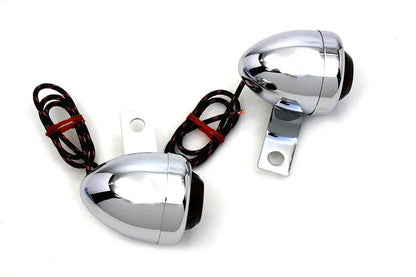 Wyatt Gatling Replica Guide Signal Lamp Set Rear for Harley Davidson FL (1950-1959) by Wyatt Gatling