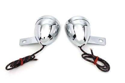 Wyatt Gatling Replica Guide Signal Lamp Set Rear for Harley Davidson FL (1950-1959) by Wyatt Gatling