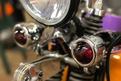 Wyatt Gatling Replica Guide Bullet Turn Signal Set for 1958-1962 Harley Davidson FL by Wyatt Gatling