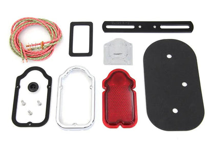 V-Twin Tombstone Tail Lamp Parts Rebuild Kit for Harley Davidson 1947-1949 by V-Twin