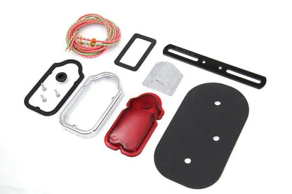 V-Twin Tombstone Tail Lamp Parts Rebuild Kit for Harley Davidson 1947-1949 by V-Twin
