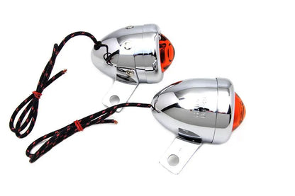 Wyatt Gatling Replica Guide Signal Lamp Set Rear for Harley Davidson FL (1950-1959) by Wyatt Gatling