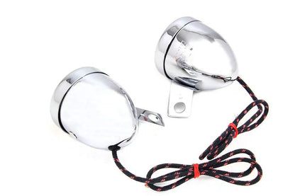 Wyatt Gatling Replica Guide Signal Lamp Set Rear for Harley Davidson FL (1950-1959) by Wyatt Gatling