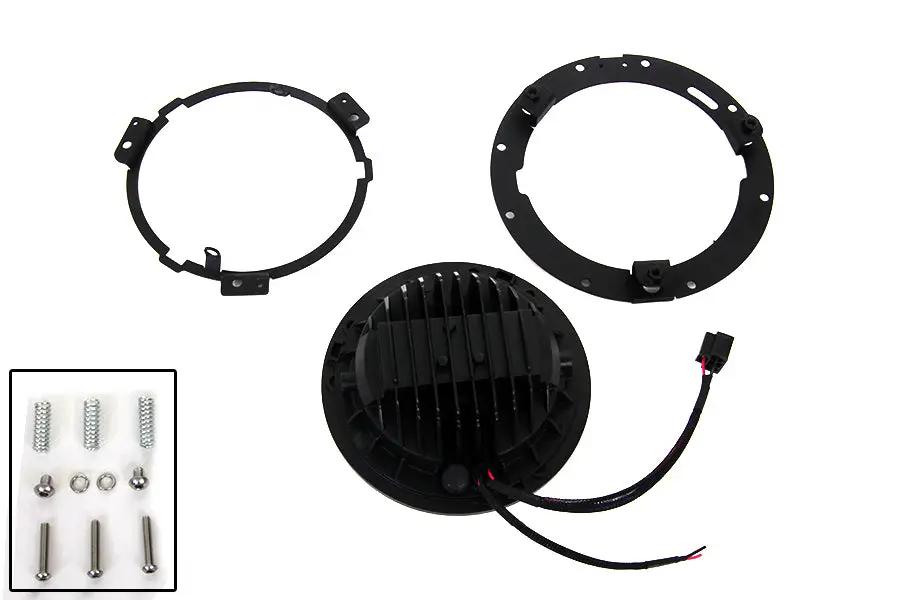 Wyatt Gatling 7 Inch LED Headlamp Bulb Unit for Harley Davidson FLT Models by Wyatt Gatling