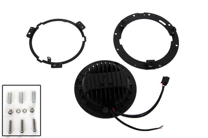 Wyatt Gatling 7 Inch LED Headlamp Bulb Unit for Harley Davidson FLT Models by Wyatt Gatling