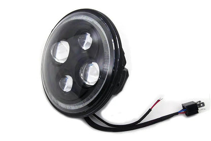 Wyatt Gatling 7 Inch LED Headlamp Bulb Unit for Harley Davidson FLT Models by Wyatt Gatling