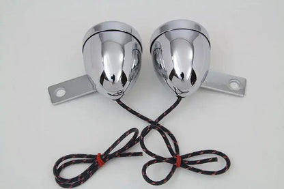 Wyatt Gatling Replica Guide Signal Lamp Set Rear for Harley Davidson FL (1950-1959) by Wyatt Gatling
