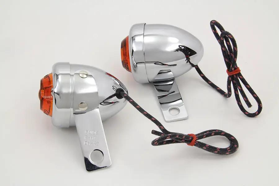 Wyatt Gatling Replica Guide Signal Lamp Set Rear for Harley Davidson FL (1950-1959) by Wyatt Gatling