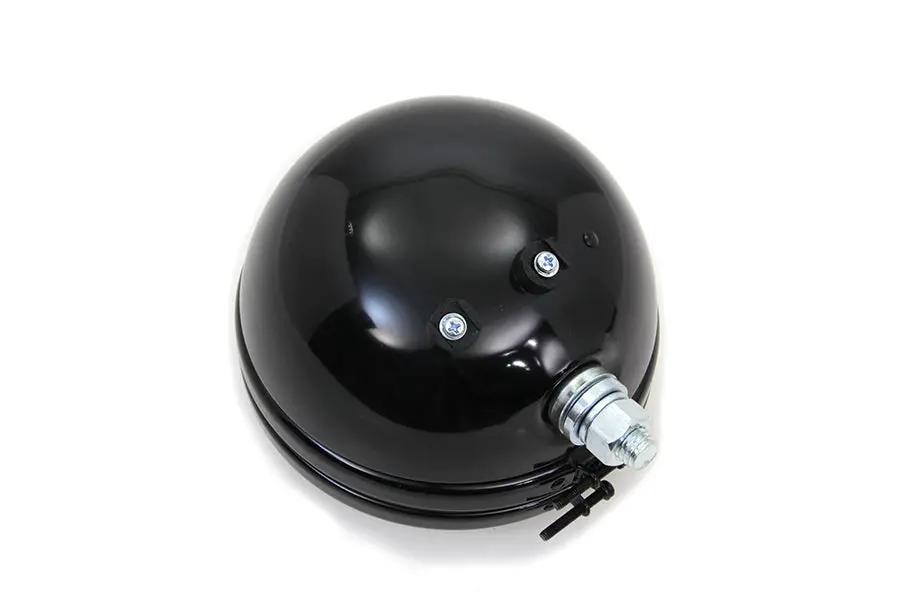 Wyatt Gatling 20-0307GBD 5-3/4 inch Round Stock Type Black Headlamp for Harley Davidson XL by Wyatt Gatling