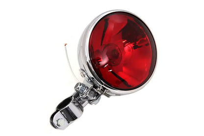 Wyatt Gatling Chrome Spotlamp Assembly with Bulb for Harley Davidson EL and FL Models by Wyatt Gatling