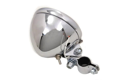 Wyatt Gatling Chrome Spotlamp Assembly with Bulb for Harley Davidson EL and FL Models by Wyatt Gatling
