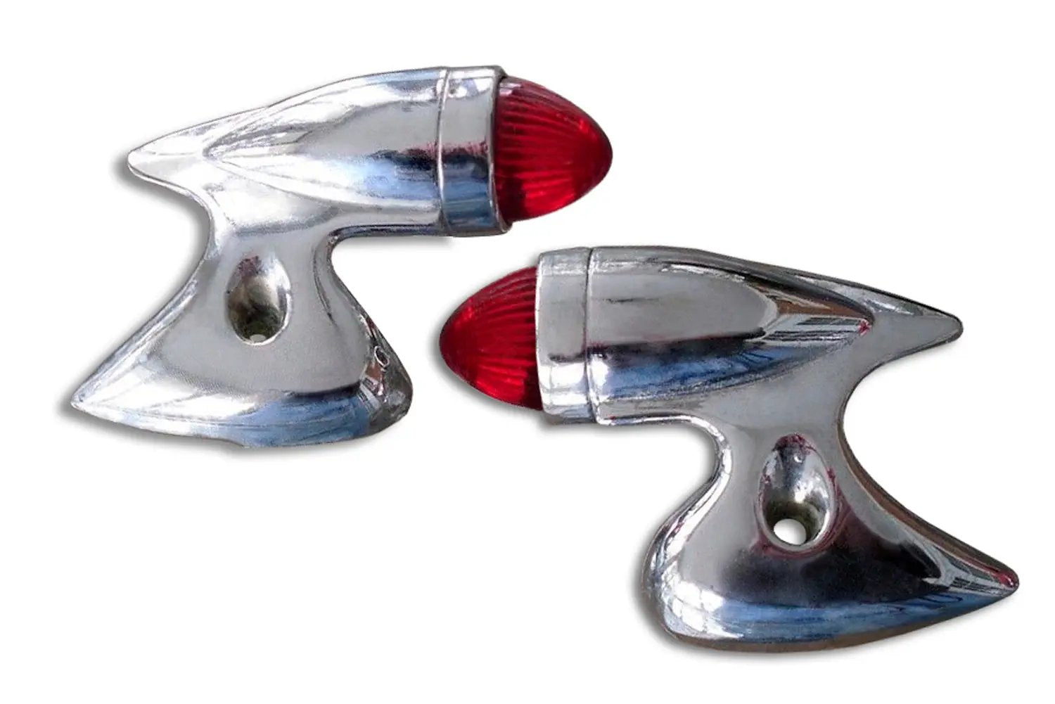 V-Twin Gunner Style Marker Lamp Set for Harley Davidson FL Models by V-Twin