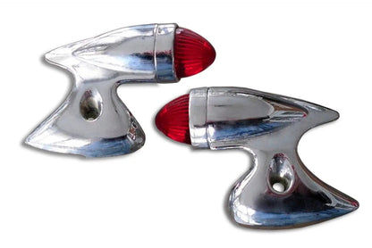 V-Twin Gunner Style Marker Lamp Set for Harley Davidson FL Models by V-Twin