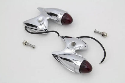 V-Twin Gunner Style Marker Lamp Set for Harley Davidson FL Models by V-Twin
