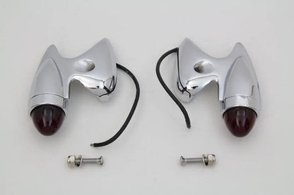 V-Twin Gunner Style Marker Lamp Set for Harley Davidson FL Models by V-Twin