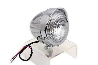 Wyatt Gatling FTC 1002C Chrome 4-1/2 Inch Spotlamp Assembly for Harley Davidson FL and EL Models by Wyatt Gatling