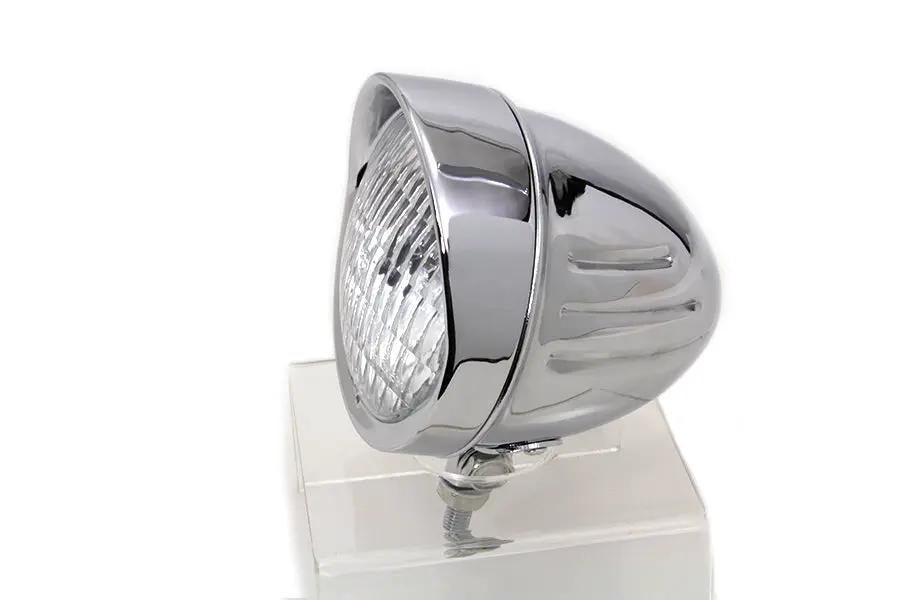 Wyatt Gatling FTC 1002C Chrome 4-1/2 Inch Spotlamp Assembly for Harley Davidson FL and EL Models by Wyatt Gatling