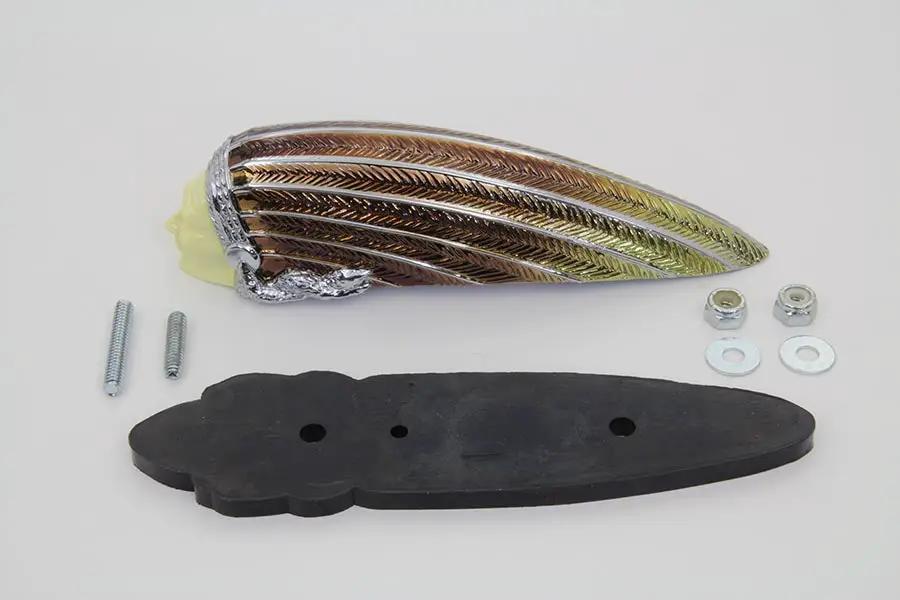 Wyatt Gatling Front Fender Lamp with Amber Lens - Part 76033D by Wyatt Gatling