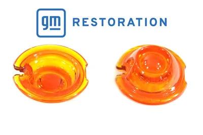 Wyatt Gatling Replica Guide Bullet Marker Lamp Set Amber for Harley Davidson FL 1948-1957 by Wyatt Gatling