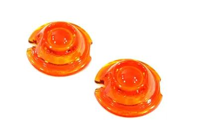 Wyatt Gatling Replica Guide Bullet Marker Lamp Set Amber for Harley Davidson FL 1948-1957 by Wyatt Gatling